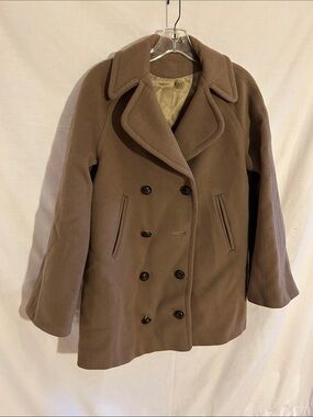 Vintage - Style V Ltd. 100% Pure Wool Coat - Brown